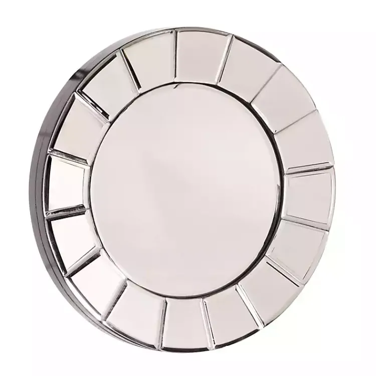 Decorative Mirrors-Kirklands Home Beveled Glass Round Wall Mirror