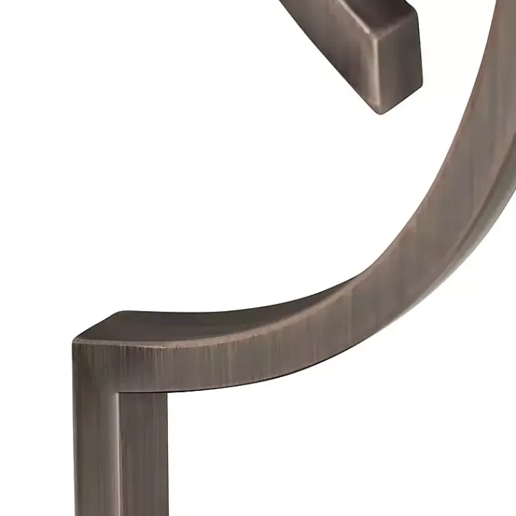 Table Lamps-Kirklands Home Bronze Abstract Curve Table Lamp White