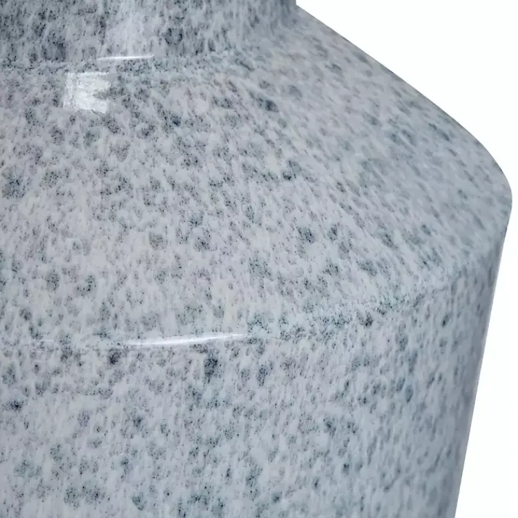 Table Lamps-Kirklands Home Speckled Ceramic Jar Table Lamp Blue