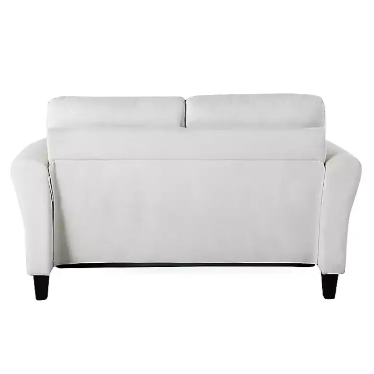 Sofas & Loveseats-Kirklands Home Oyster Walter Loveseat Ivory