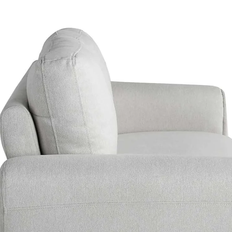 Sofas & Loveseats-Kirklands Home Oyster Walter Loveseat Ivory