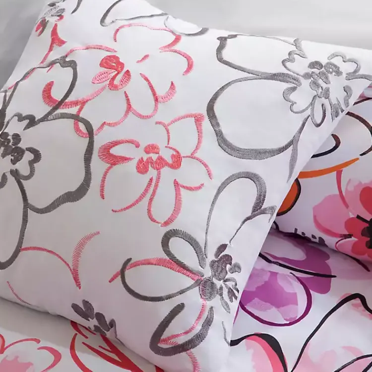 Comforters-Kirklands Home Ashley Floral California King 5-pc. Comforter Set