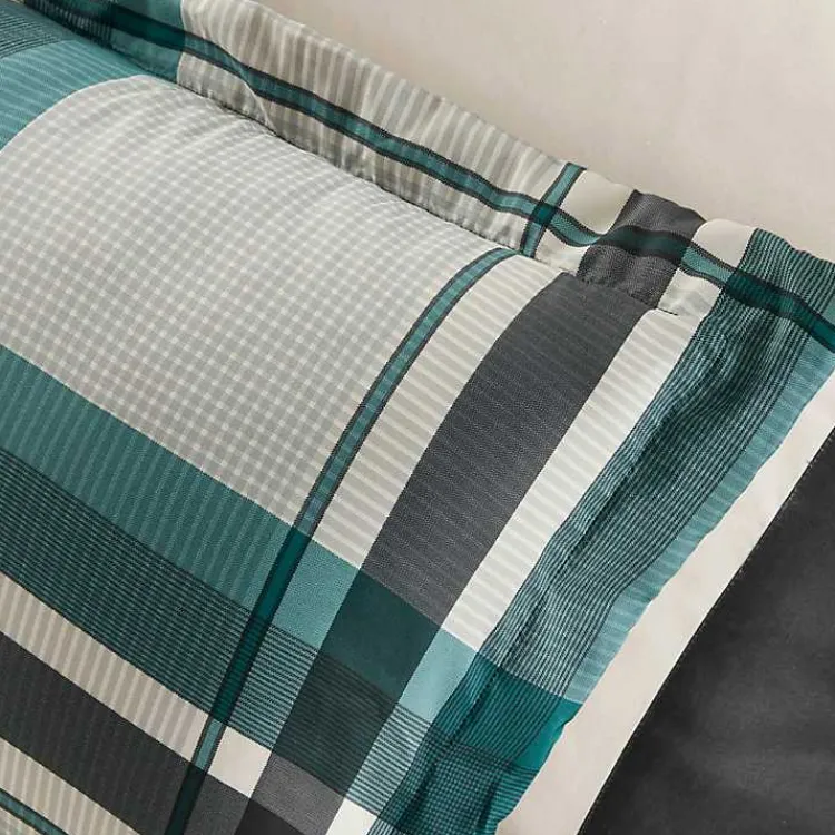Comforters-Kirklands Home Roger Plaid 9-pc. Full Comforter Set