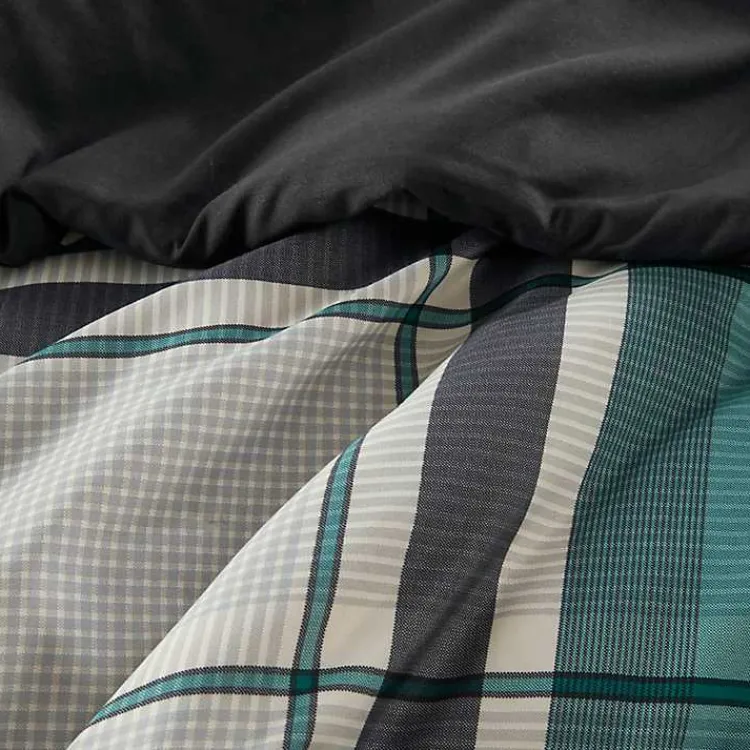 Comforters-Kirklands Home Roger Plaid 9-pc. Queen Comforter Set