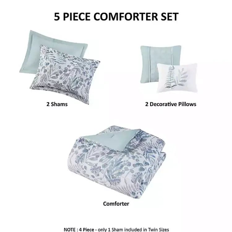 Comforters-Kirklands Home Madison Park Kairi 5-pc. Full/Queen Comforter Set