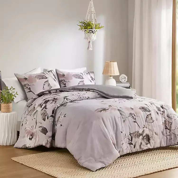 Comforters-Kirklands Home Madison Park Penny 3-pc. Full/Queen Comforter Set Purple
