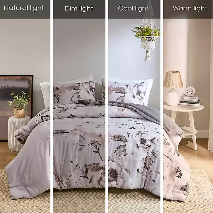 Comforters-Kirklands Home Madison Park Penny 3-pc. Full/Queen Comforter Set Purple