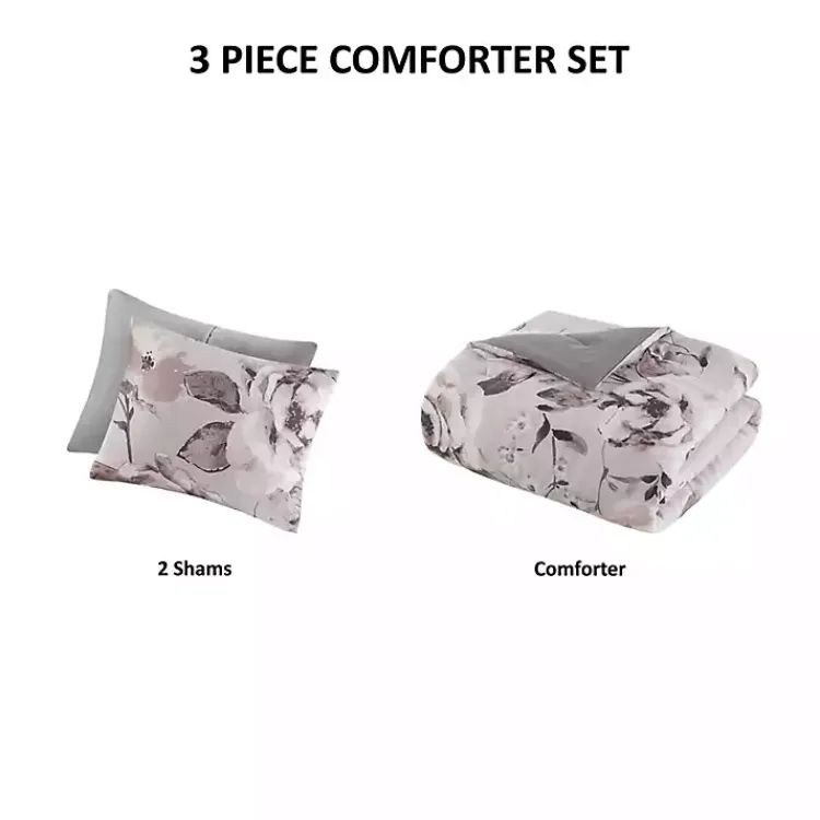 Comforters-Kirklands Home Madison Park Penny 3-pc. Full/Queen Comforter Set Purple