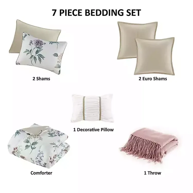 Comforters-Kirklands Home Madison Park Monah 7-pc. King Comforter Set