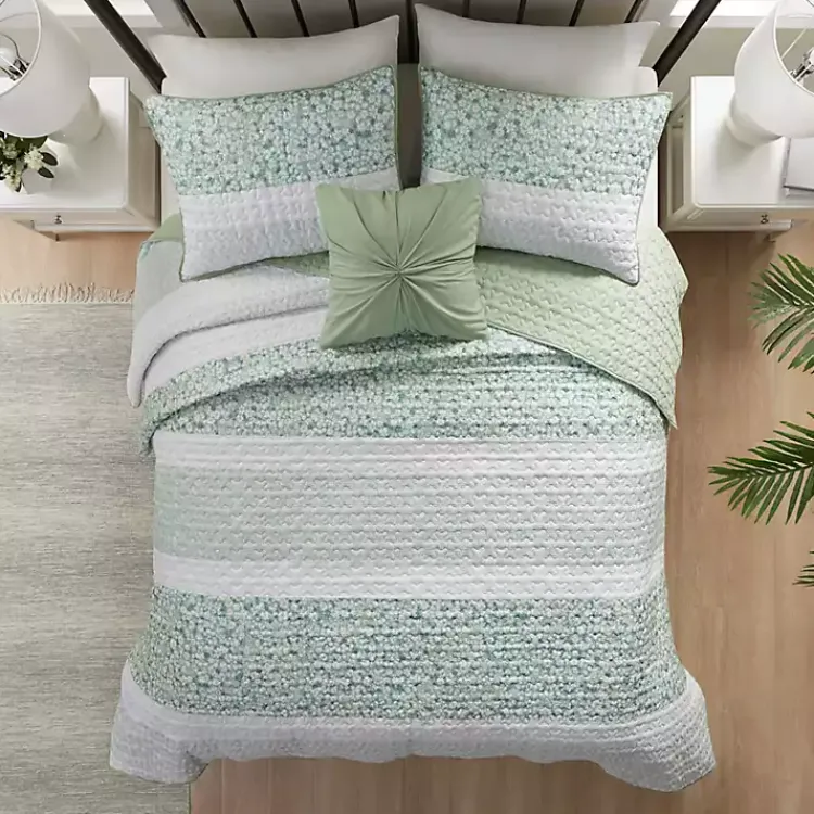 Quilts-Kirklands Home Madison Park Bloom 4-pc. Full/Queen Quilt Set