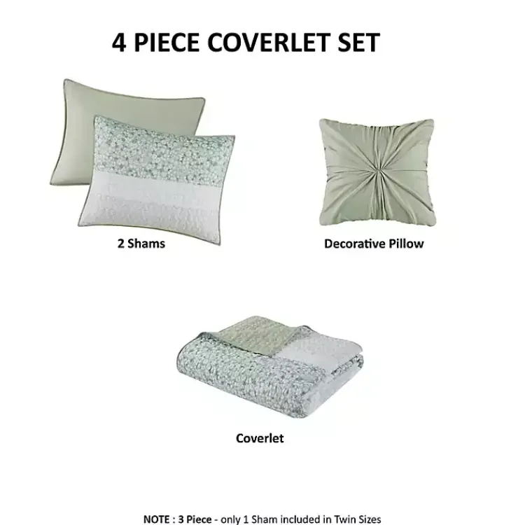 Quilts-Kirklands Home Madison Park Bloom 4-pc. Full/Queen Quilt Set