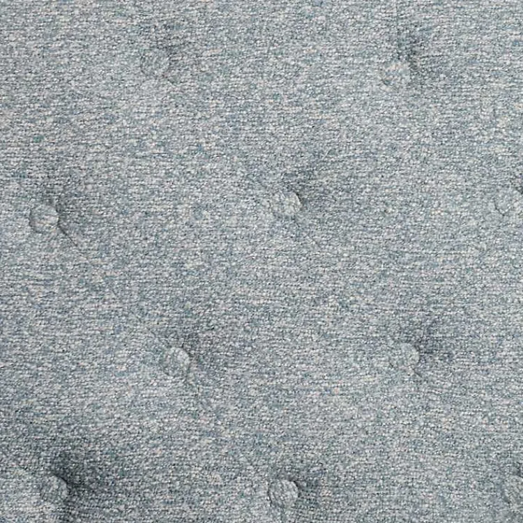 Accent Chairs-Kirklands Home Sky Boucle Tufted Chair & Ottoman Set Blue