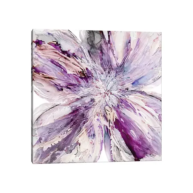 Canvas Art-Kirklands Home Blossom Burst Canvas Art Print Purple