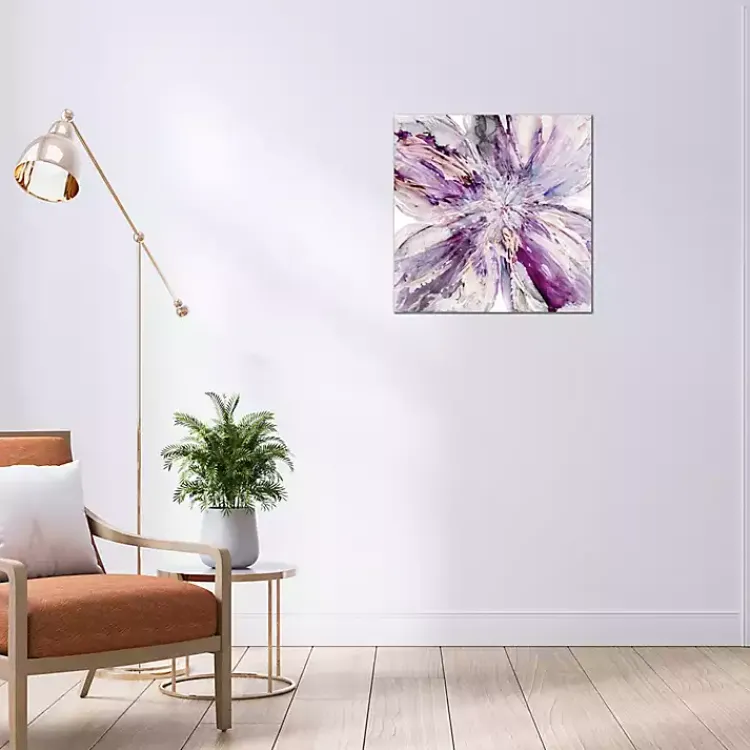 Canvas Art-Kirklands Home Blossom Burst Canvas Art Print Purple