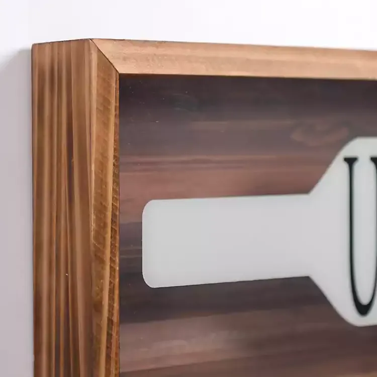 Wall Storage-Kirklands Home Uncork and Unwind Cork Holder Wall Plaque