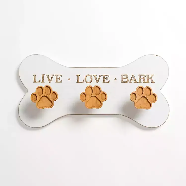 Hooks-Kirklands Home Pet Paw Print Wooden Wall Hooks