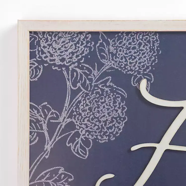 Wall Quotes & Signs-Kirklands Home Family is Everything Wall Plaque Blue