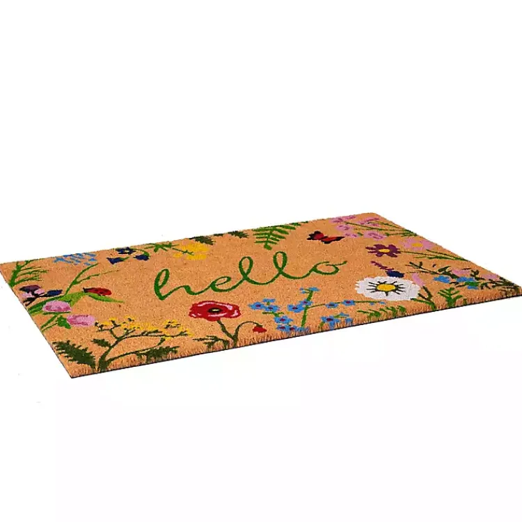 Doormats-Kirklands Home Hello Wildflower Doormat