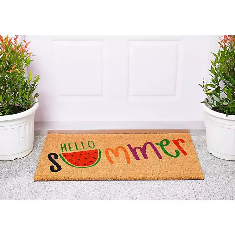 Doormats-Kirklands Home Hello Summer Watermelon Doormat Multi