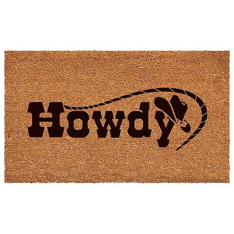 Doormats-Kirklands Home Howdy Cowboy Hat Doormat