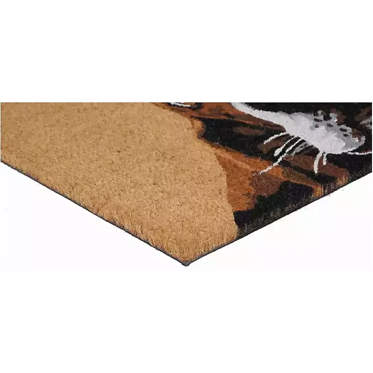 Doormats-Kirklands Home Basset Hound Hello Doormat Brown