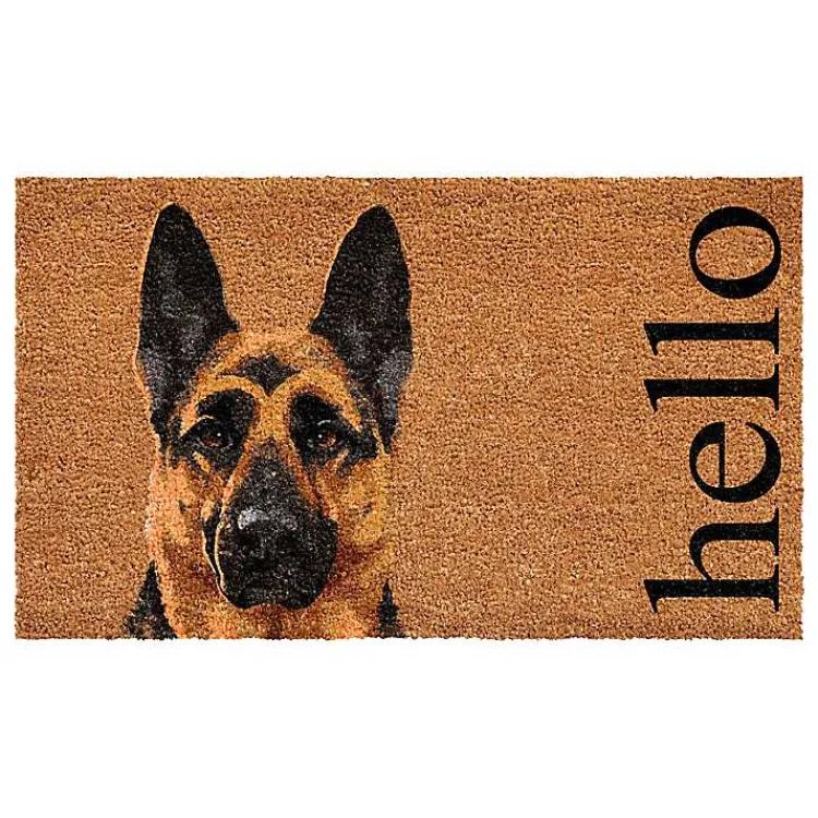 Doormats-Kirklands Home German Shepherd Hello Doormat