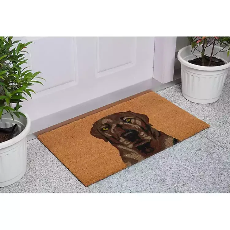 Doormats-Kirklands Home Labrador Doormat Brown