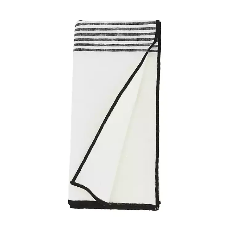Table Linens-Kirklands Home Elegant Stripe Napkins, Set of 4