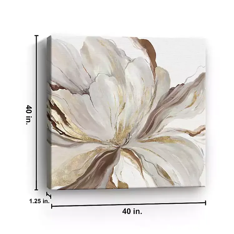 Canvas Art-Kirklands Home Butterfly Flower II Canvas Art Print