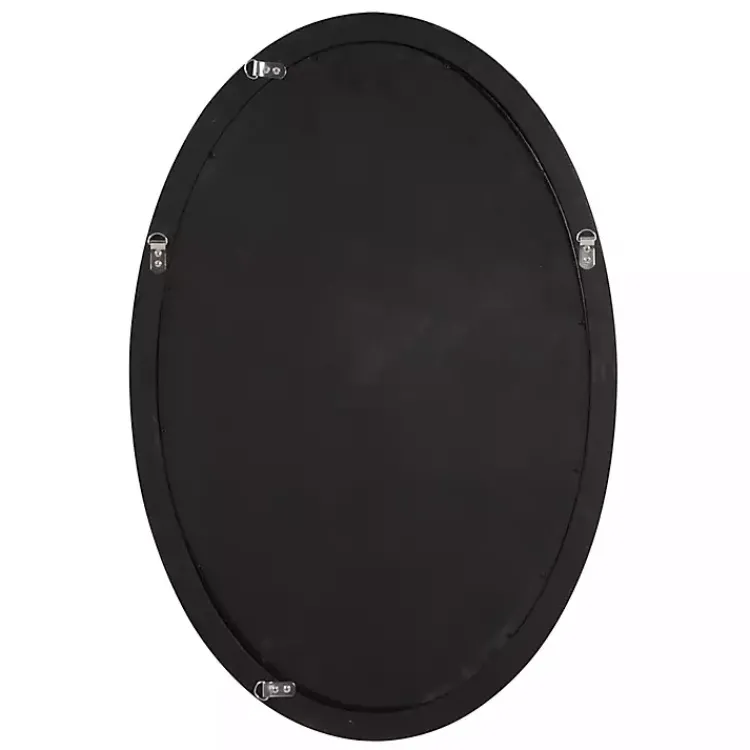 Decorative Mirrors-Kirklands Home Silver and Gold Carlton Oval Wall Mirror