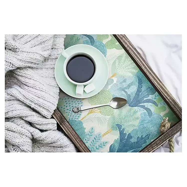 Wall Murals & Wallpaper-Kirklands Home Teal Bohoemian Jungle Peel & Stick Wallpaper