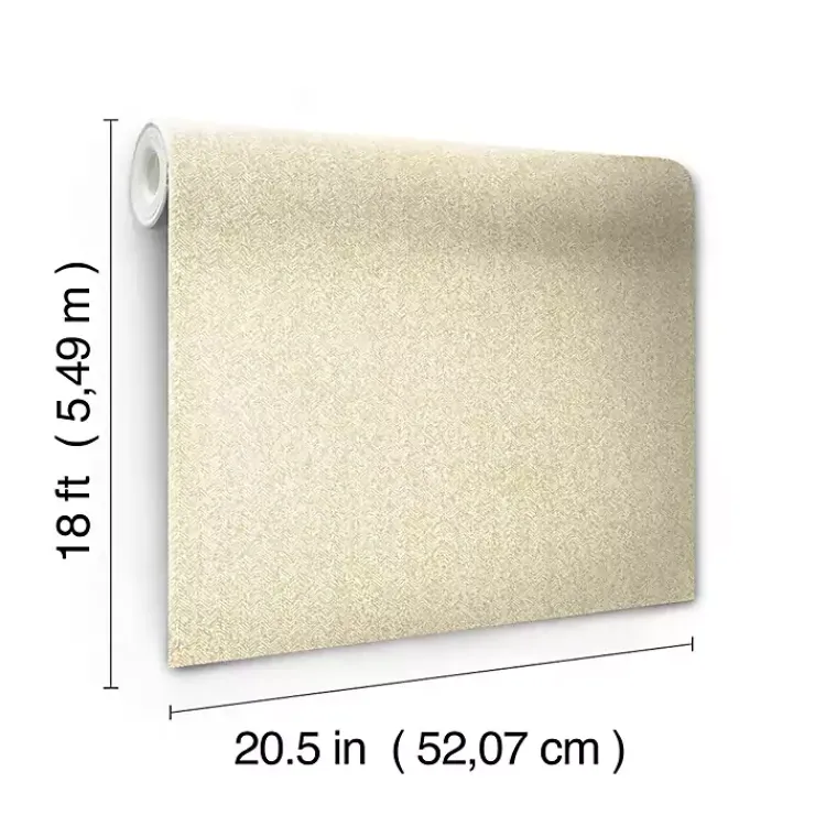 Wall Murals & Wallpaper-Kirklands Home Textured Cross Woven Peel & Stick Wallpaper Yellow