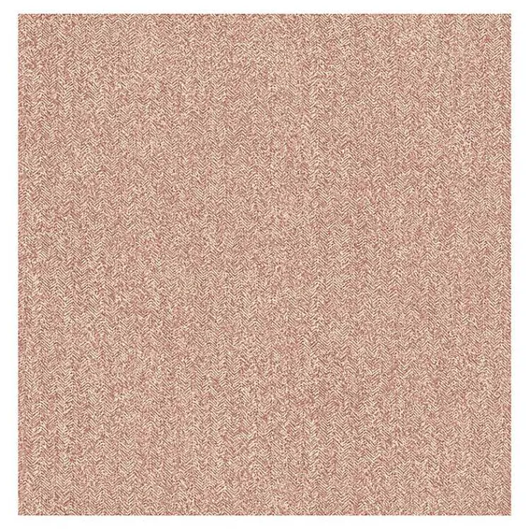 Wall Murals & Wallpaper-Kirklands Home Brick Textured Cross Woven Peel & Stick Wallpaper Pink