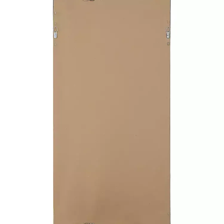 Decorative Mirrors-Kirklands Home Black Thin Frame Rectangle Wall Mirror