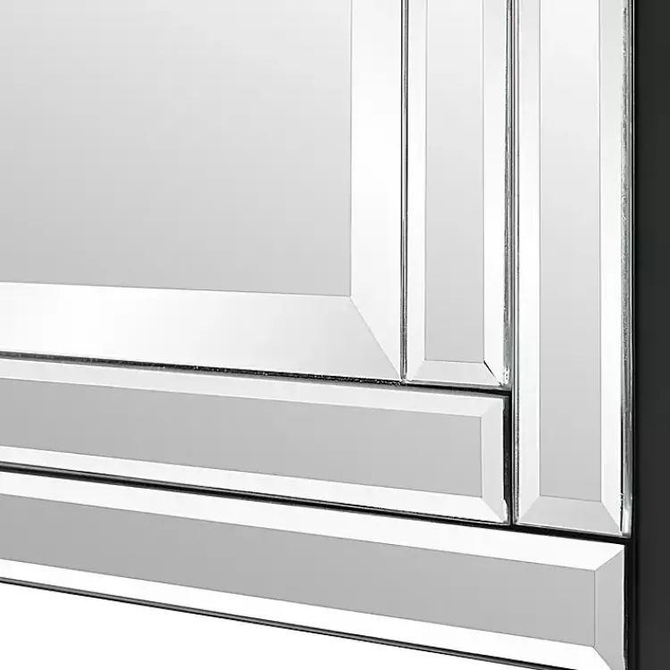 Decorative Mirrors-Kirklands Home Frameless Double Panel Wall Mirror