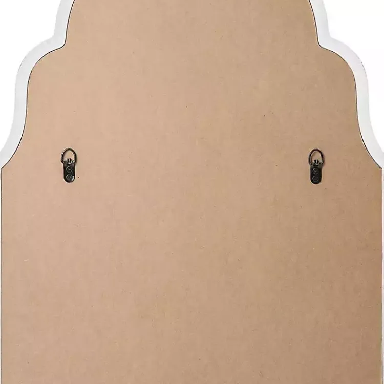 Decorative Mirrors-Kirklands Home Warm Silver Arched Wall Mirror