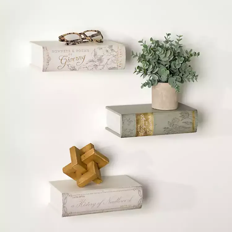 Shelves-Kirklands Home Book Floating Shelves, Set of 3