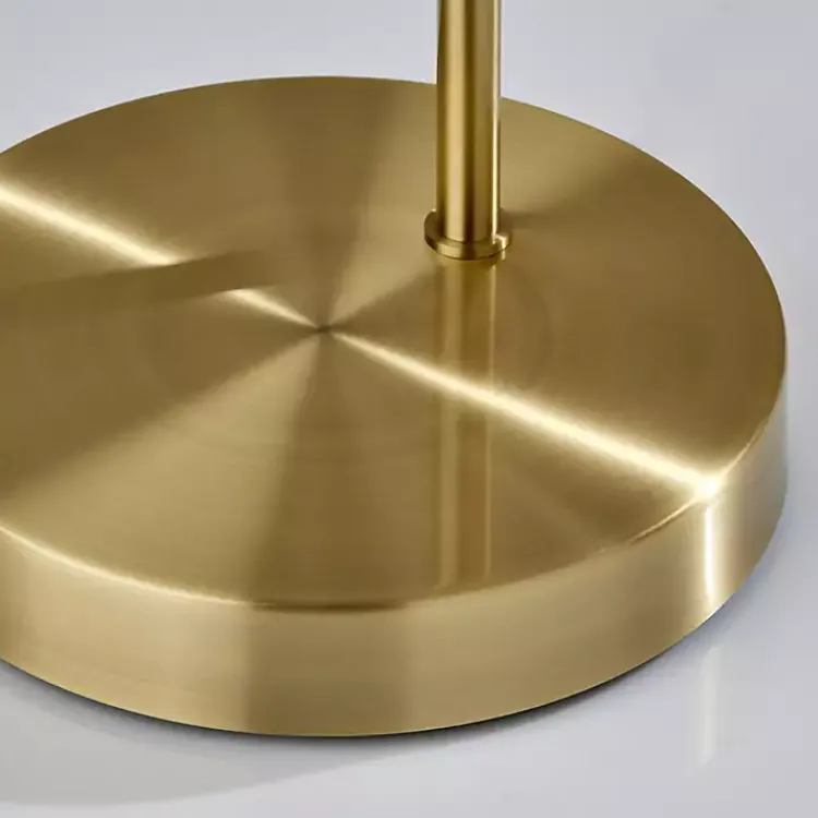 Floor Lamps-Kirklands Home Natural Woven Shade Malina Floor Lamp Tan