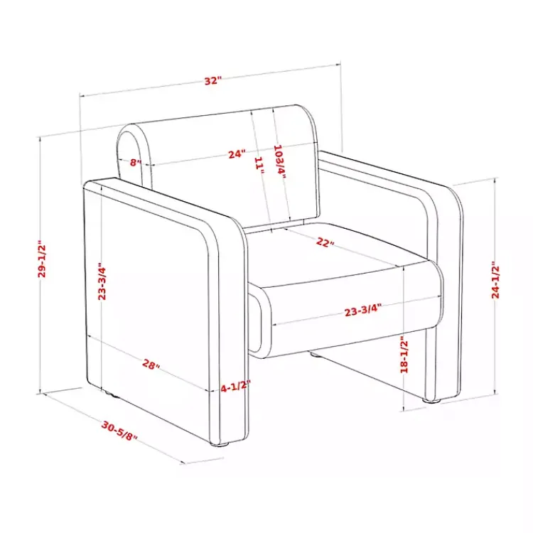 Accent Chairs-Kirklands Home Boucle Modern Accent Chair White