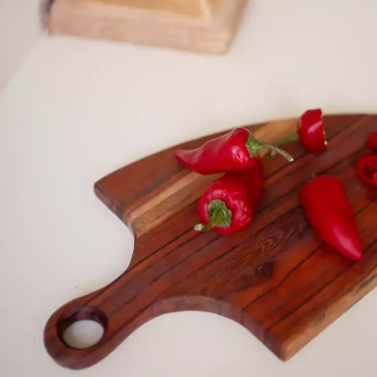 Serving & Entertaining-Kirklands Home Acacia Wood 4-pc. Hanging Cutting Board Brown