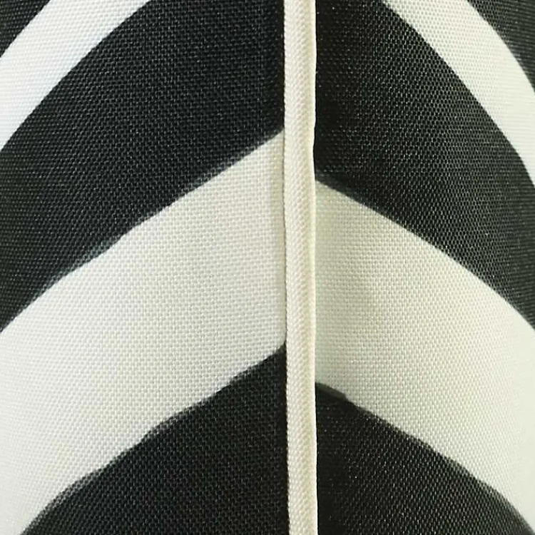 Outdoor Cushions & Pillows-Kirklands Home Black and White Zebra Outdoor Pillow