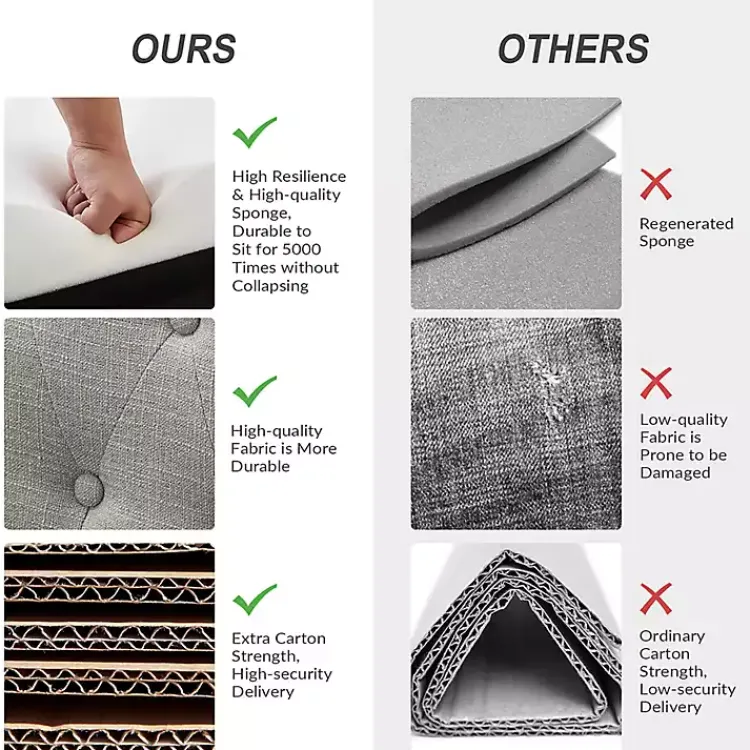 Accent Chairs-Kirklands Home Tufted Swivel Armchair Gray