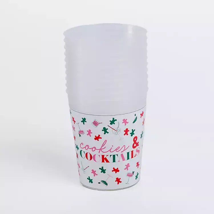 Glassware & Drinkware-Kirklands Home Packed Party Cookies & Cocktails 10-pc. Cup Set