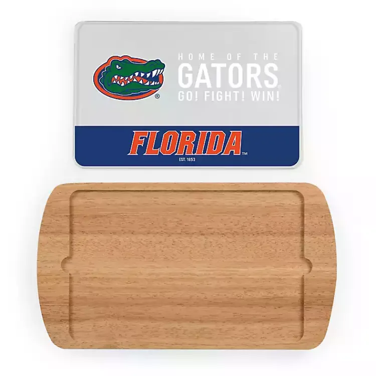 Serving & Entertaining-Kirklands Home Florida Gators Wood and Glass Serving Board