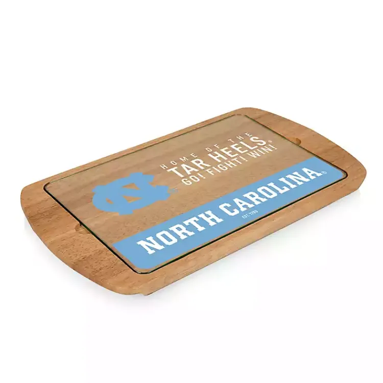 Serving & Entertaining-Kirklands Home Tar Heels Wood and Glass Serving Board
