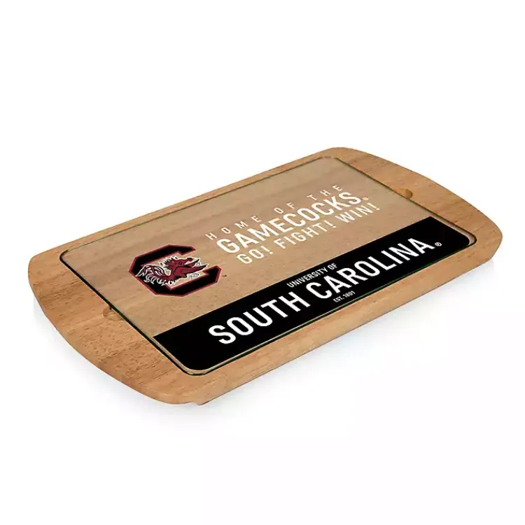 Serving & Entertaining-Kirklands Home South Carolina Wood and Glass Serving Board