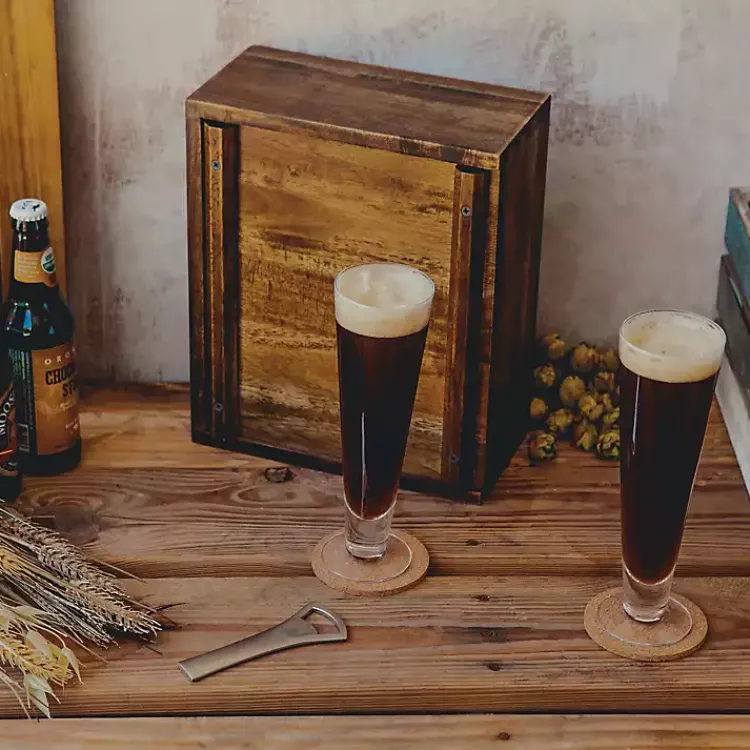 Barware-Kirklands Home Acacia Cincinnati Bengals Beer Glass Set