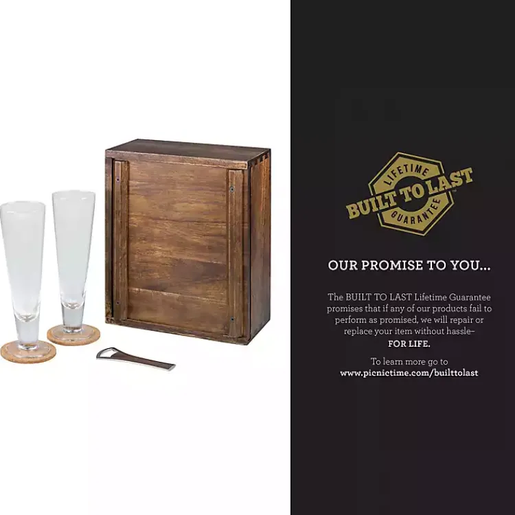 Barware-Kirklands Home Acacia Cincinnati Bengals Beer Glass Set