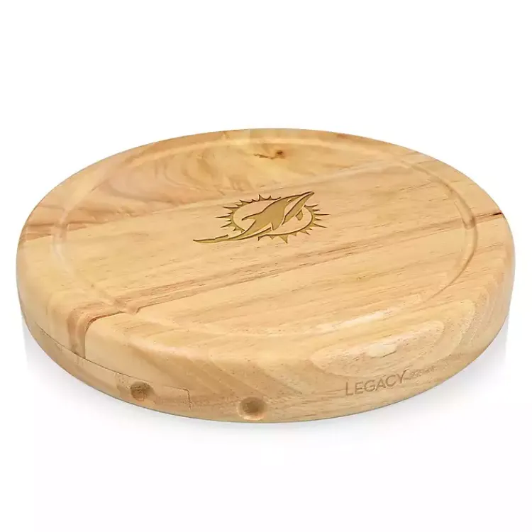 Serving & Entertaining-Kirklands Home Miami Dolphins Cheese Board and Tool Set Tan