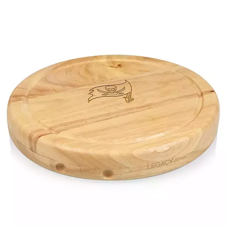 Serving & Entertaining-Kirklands Home Tampa Bay Buccaneers Cheese Board and Tool Set Tan